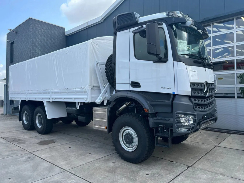 New Curtainsider truck Mercedes-Benz Arocs 3340 A 6x6 Cargo Truck: picture 8