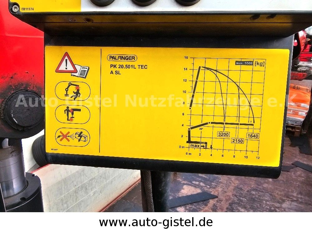 Dropside/ Flatbed truck, Crane truck MAN MAN TGX 26.540 6x2LL Palfinger 20.501 L *Motor  Neu: picture 8