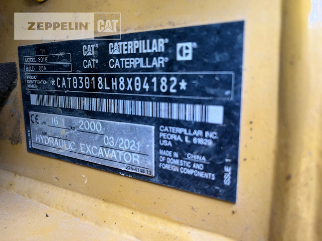 Mini excavator Cat 301.8-05A: picture 19