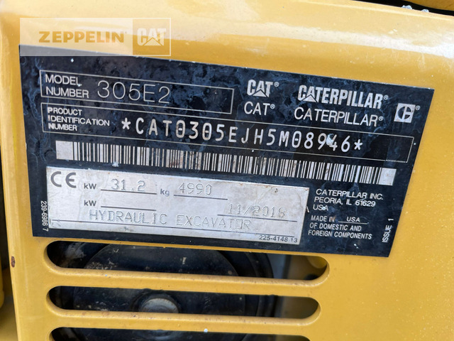 Cat 305ECR - Mini excavator: picture 4 Cat 305ECR - Mini excavator: picture 4