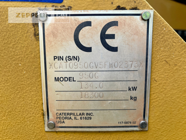 Cat 950G - Wheel loader: picture 3 Cat 950G - Wheel loader: picture 3