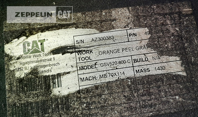 Grapple for Truck Cat GSV520 Mehrschalengr: picture 9