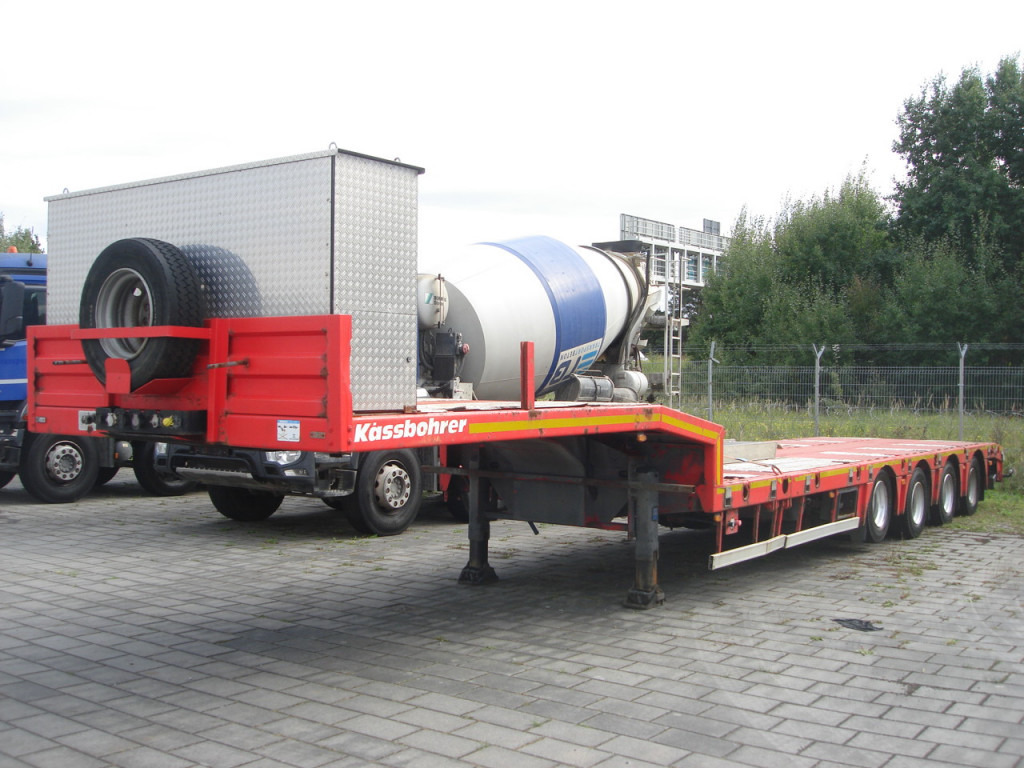 KAESSBOHRER Kaessbohrer LB4E Tiefladerauflieger EX-1 KK LOWBED AUSZIEHBAR-2x Lenkachsen - Low loader semi-trailer: picture 4 KAESSBOHRER Kaessbohrer LB4E Tiefladerauflieger EX-1 KK LOWBED AUSZIEHBAR-2x Lenkachsen - Low loader semi-trailer: picture 4