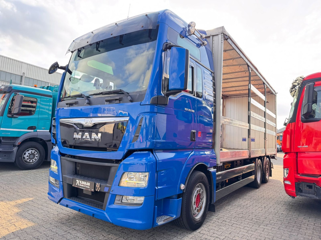MAN 26.500 TGX+Anh LBW Euro6 Lift/Lenkachse - Curtainsider truck: picture 2 MAN 26.500 TGX+Anh LBW Euro6 Lift/Lenkachse - Curtainsider truck: picture 2