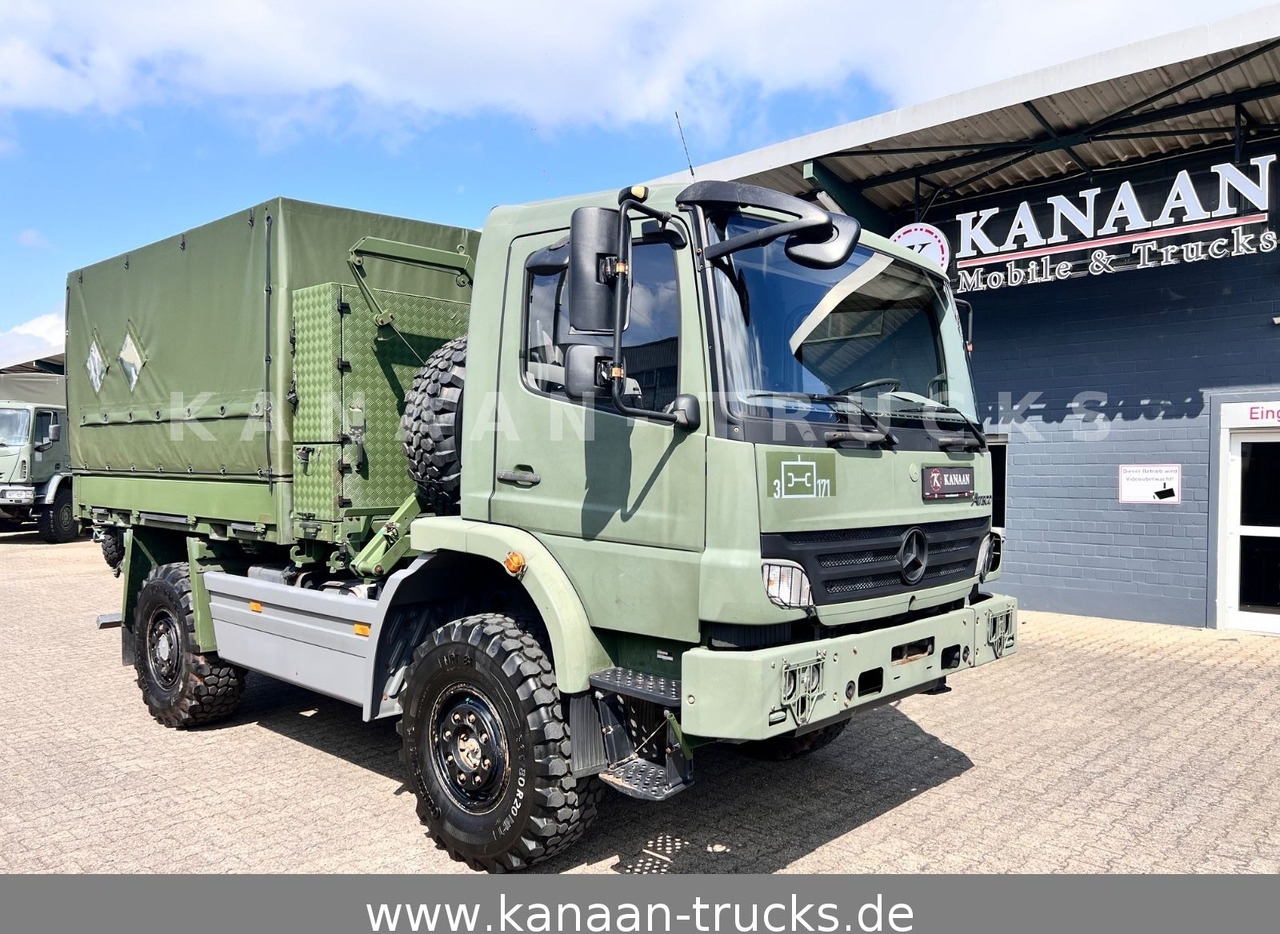 Mercedes-Benz 1018 Atego 4x4 Allrad Miltär Camper Expedition - Container transporter/ Swap body truck: picture 1 Mercedes-Benz 1018 Atego 4x4 Allrad Miltär Camper Expedition - Container transporter/ Swap body truck: picture 1