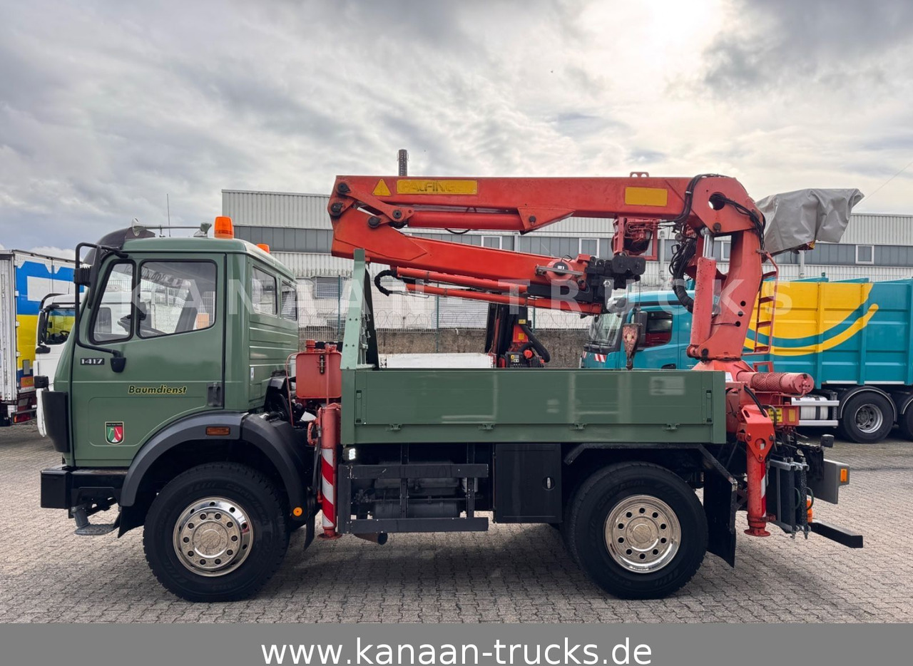 Crane truck Mercedes-Benz 1417 AK Allrad Palfinger Montagekran 17,7m 64TKM: picture 7