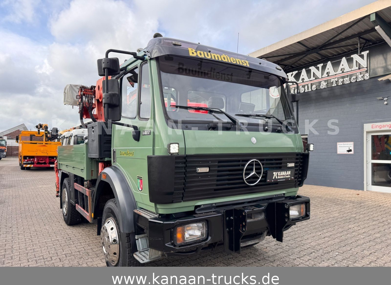 Crane truck Mercedes-Benz 1417 AK Allrad Palfinger Montagekran 17,7m 64TKM: picture 9