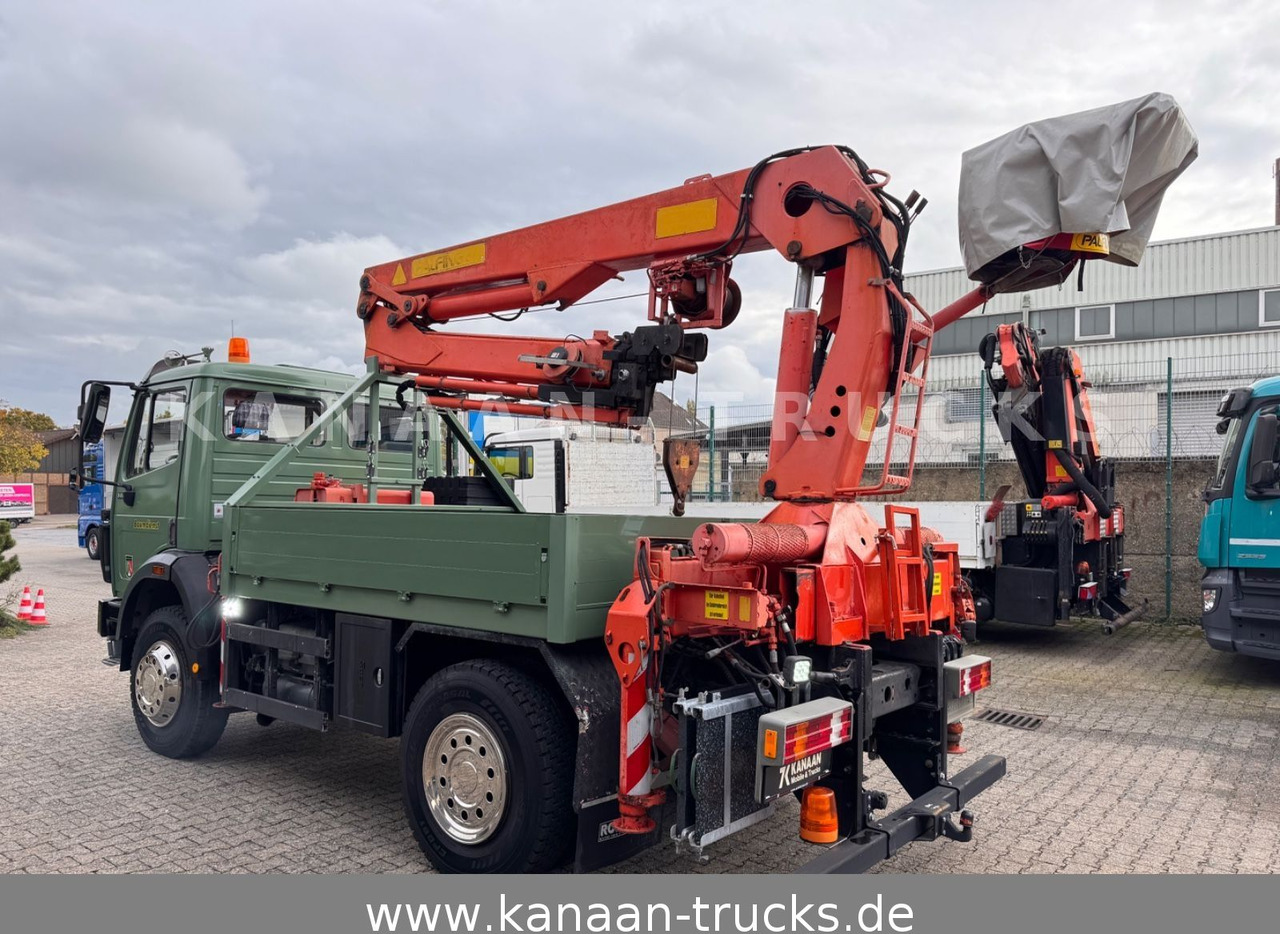 Crane truck Mercedes-Benz 1417 AK Allrad Palfinger Montagekran 17,7m 64TKM: picture 8