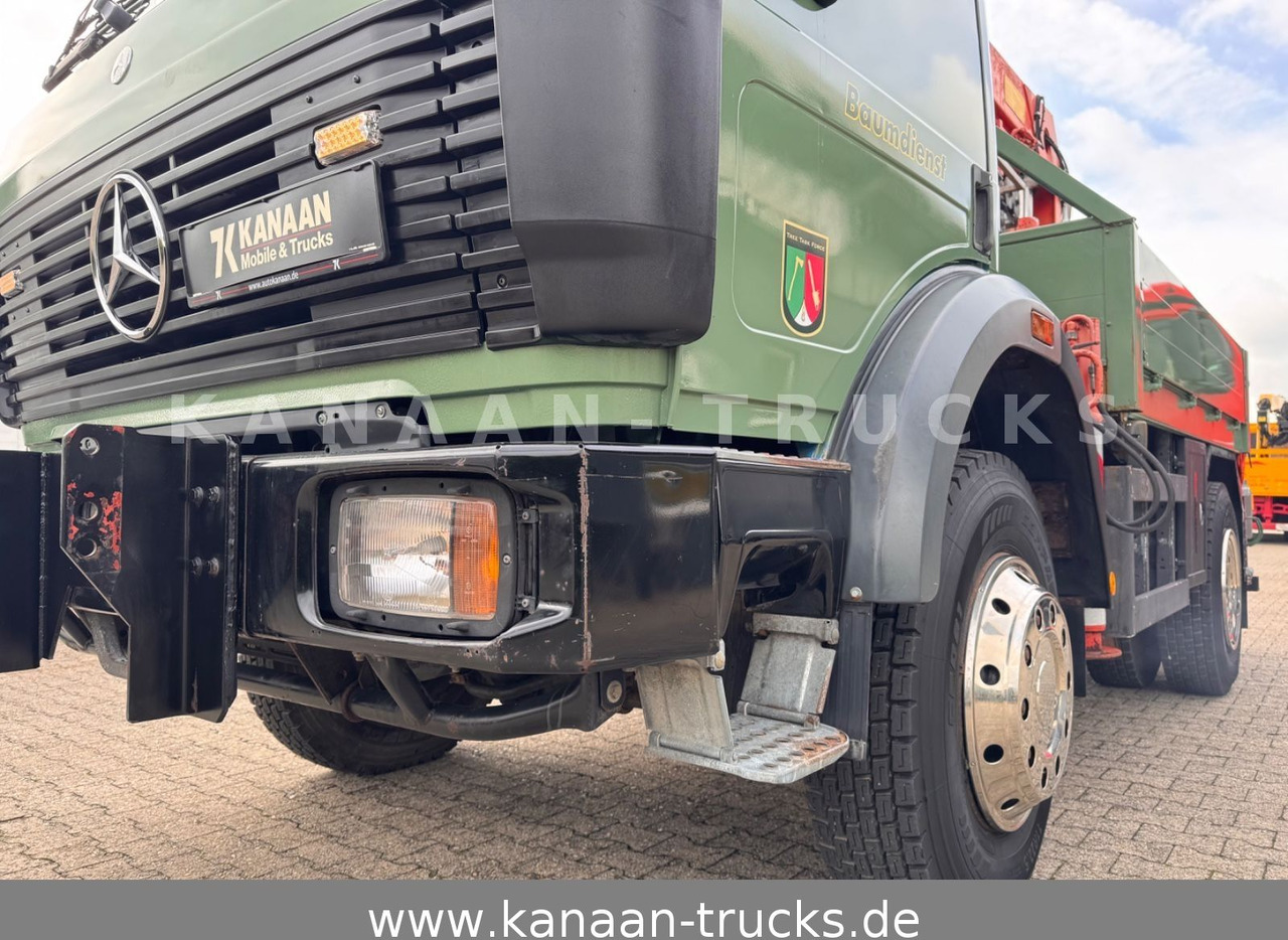 Crane truck Mercedes-Benz 1417 AK Allrad Palfinger Montagekran 17,7m 64TKM: picture 11