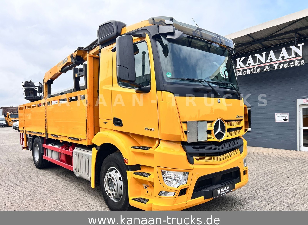 Mercedes-Benz 1845 Antos 4x2 Baustoffkran Palfinger 21001L - Crane truck: picture 1 Mercedes-Benz 1845 Antos 4x2 Baustoffkran Palfinger 21001L - Crane truck: picture 1