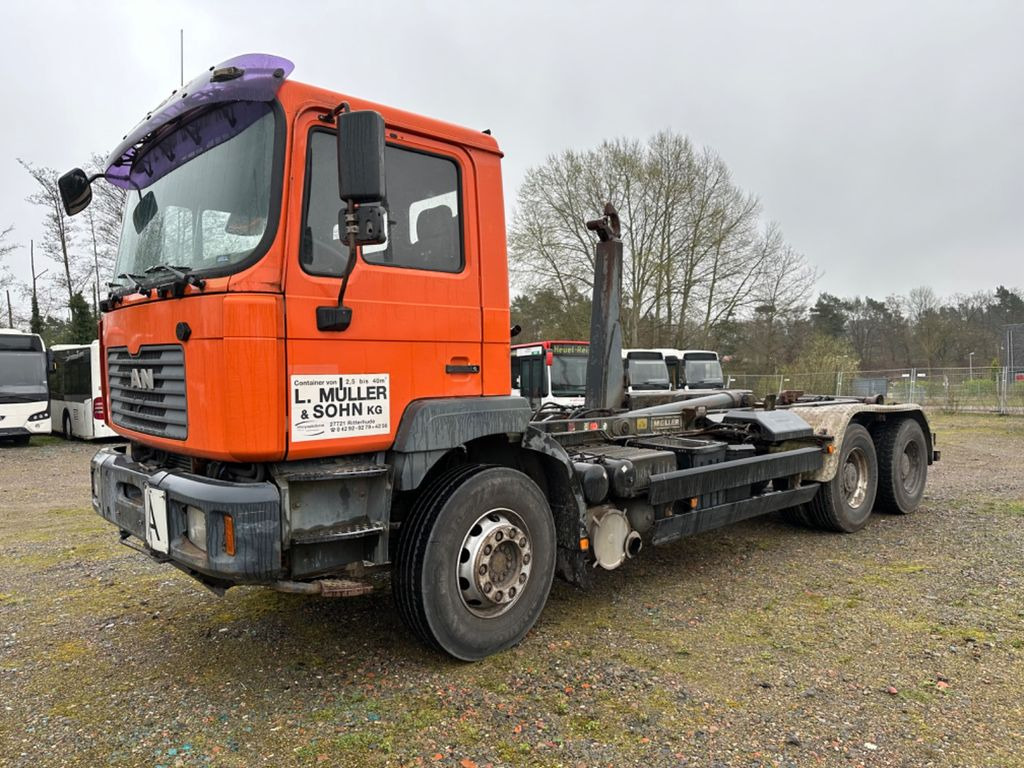 MAN T48 6x4 (Blatt-Blatt) Absetzkipper Meiler - Skip loader truck: picture 1 MAN T48 6x4 (Blatt-Blatt) Absetzkipper Meiler - Skip loader truck: picture 1
